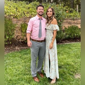 Amazing Moment Mint Green Floral Print Off-the-Shoulder Dress
Lulus